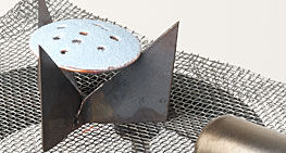 Torching the metal piece